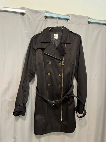 Trench long noir Mosquitos