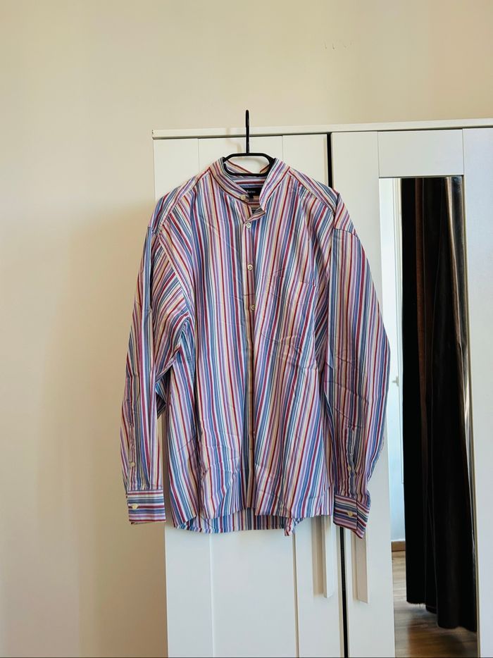 Chemise lila à rayures Homme Burton Tailles L-XL - photo numéro 1