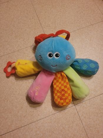 Peluche pieuvre avec anneau de dentition
Bloomy
