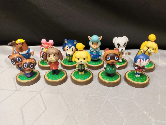 Lot de 11 figurines amiibo animal crossing - photo numéro 2