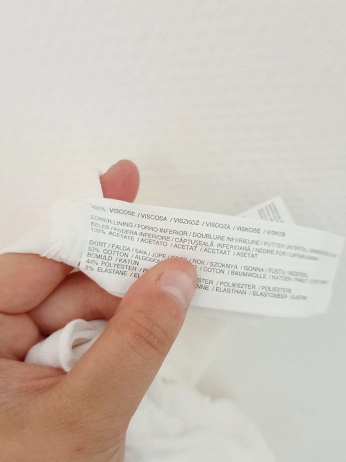 Robe blanche chic manches longues femme c - photo numéro 9