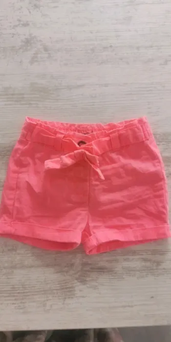 Short Kiabi 6 mois rose