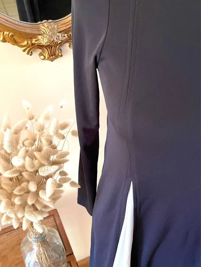 Robe Noire à Manches Longues Style Patineuse – Zara – Taille M - photo numéro 10