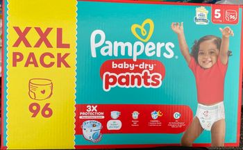 Pack XXL Pampers pants T5 x96