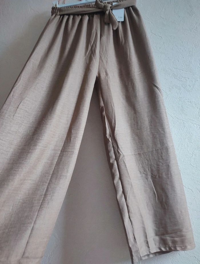 Palazzo, pantalon jambes large taille unique - photo numéro 5