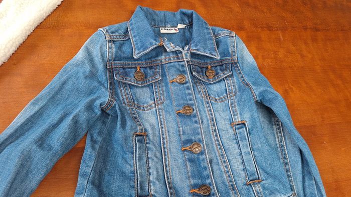 Veste mixte en jean creeks 5 ans col amovible - photo numéro 3