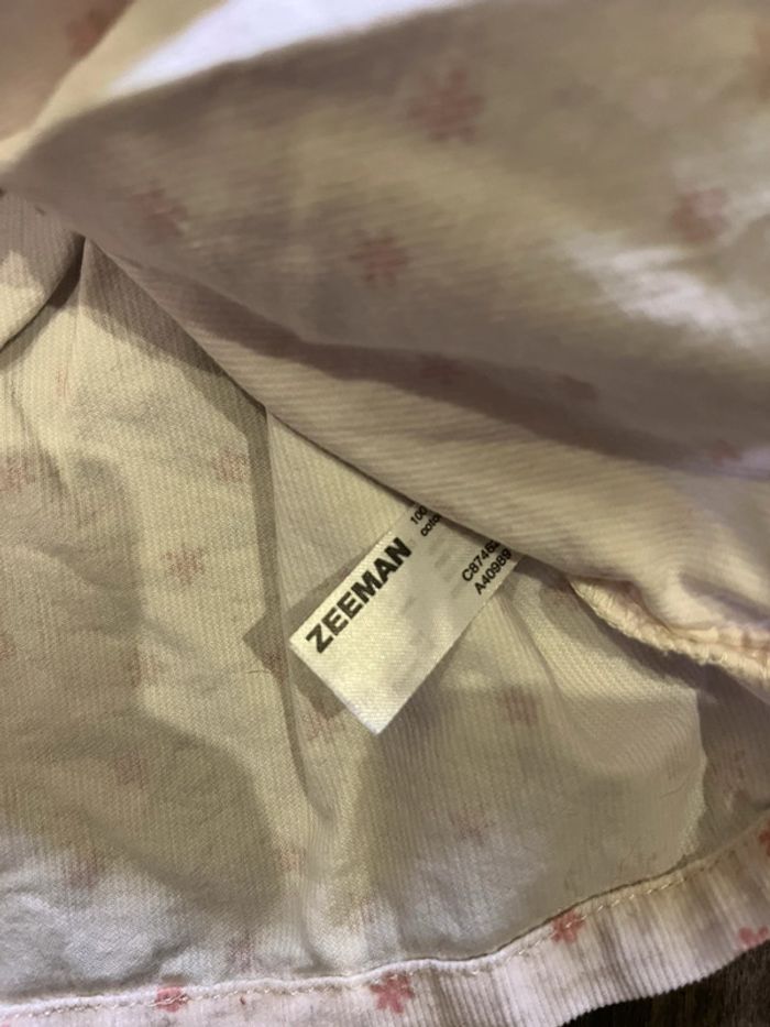 Robe manche longue à fleur zeeman - photo numéro 2