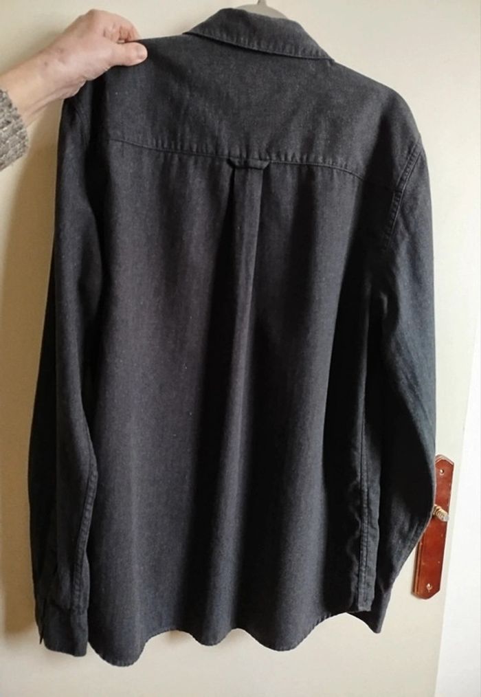 Belle chemise homme anthracite taille L - photo numéro 7