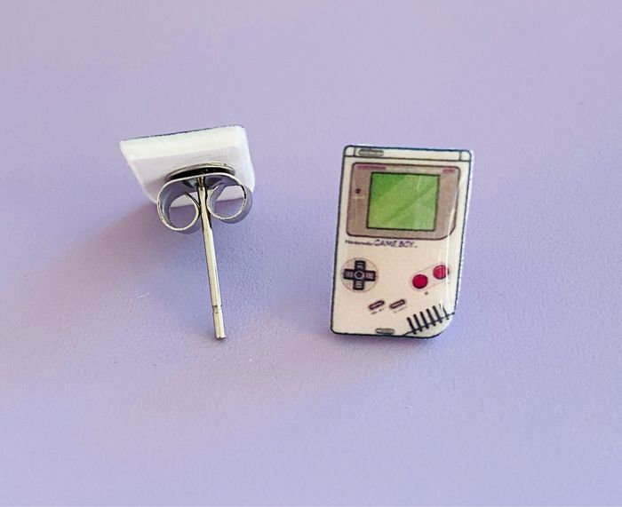 Boucles d’oreilles Fait main Résine Game Boy - photo numéro 2