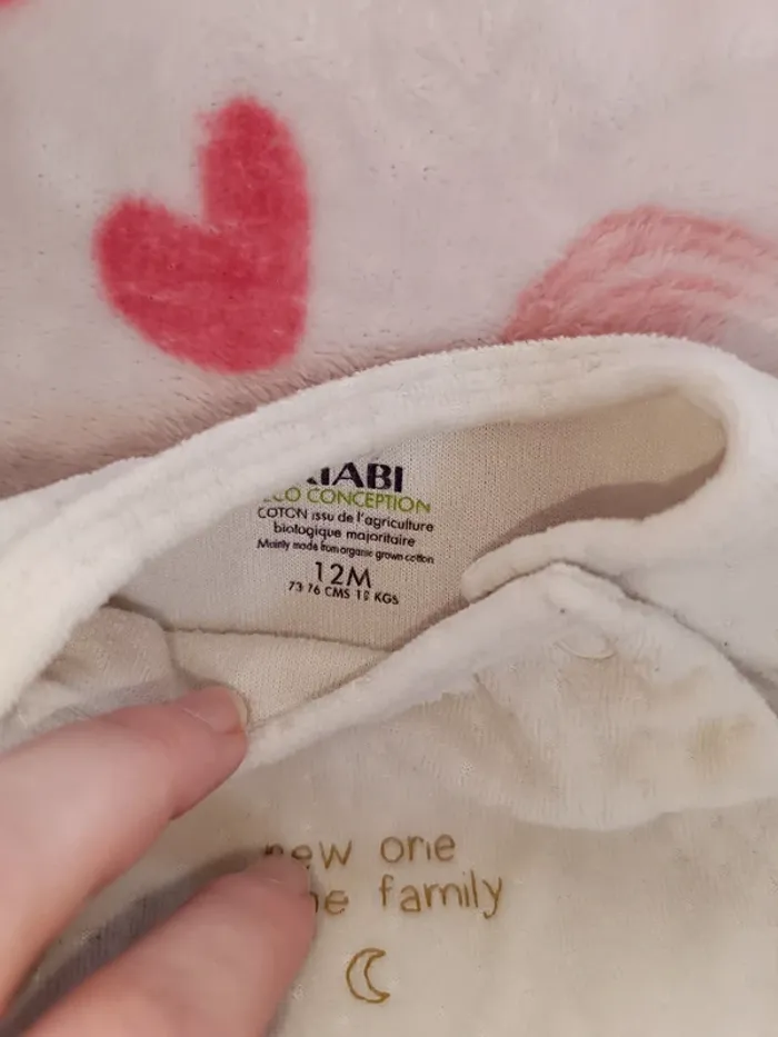 Pyjamas 2 pièces taille 12 mois kiabi - photo numéro 3
