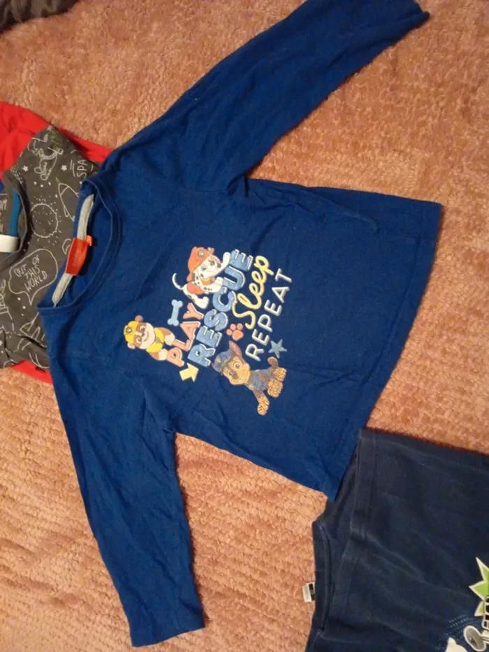 Lot de 4 hauts de pijama - photo numéro 7