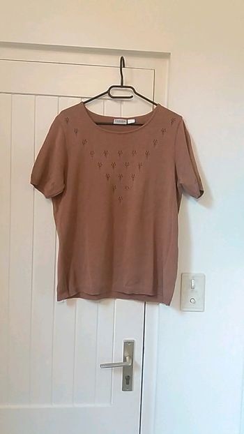 joli haut beige / marron 🤗