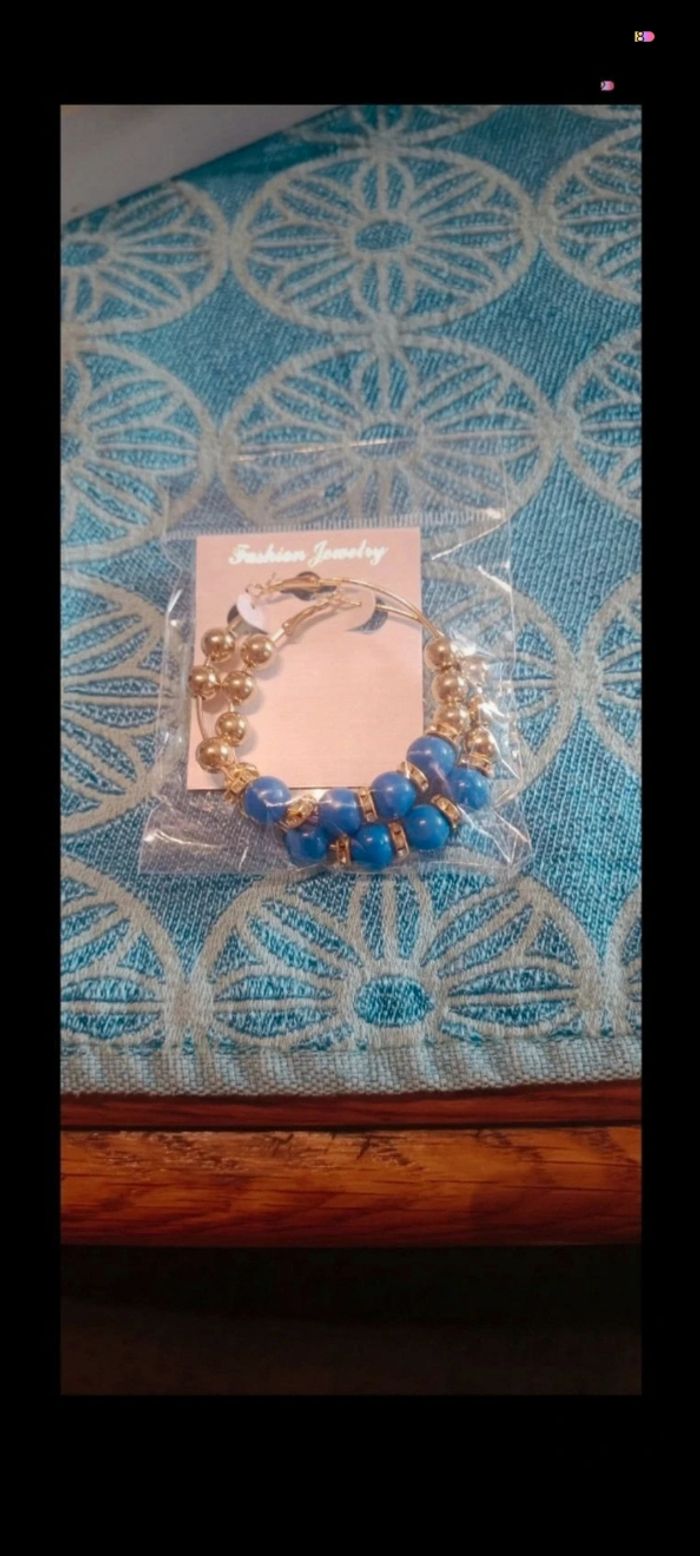boucles d'oreilles ronde - photo numéro 3