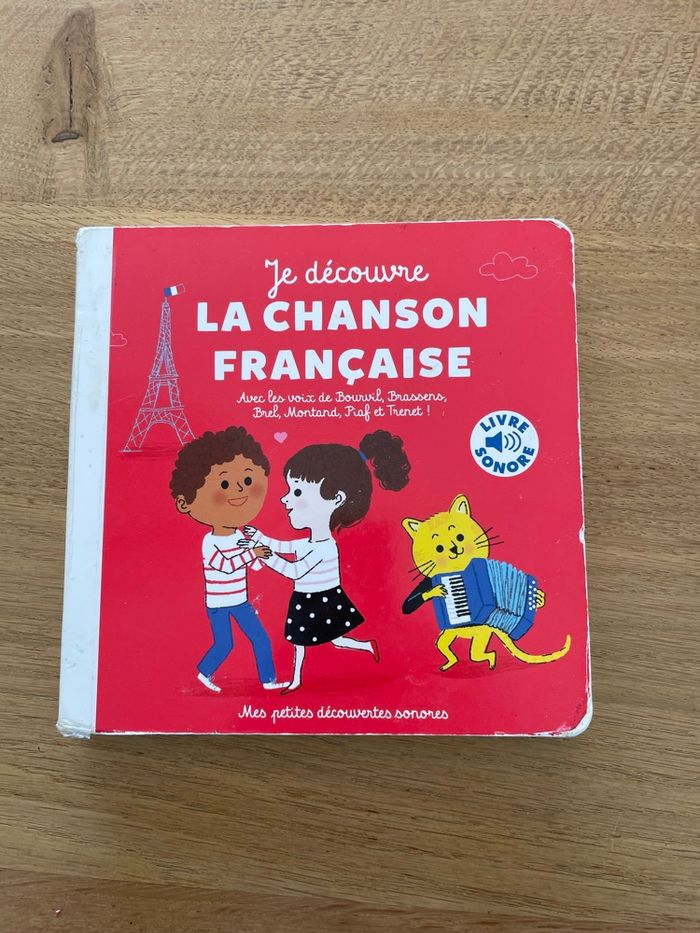Livre musical à puces la chanson française