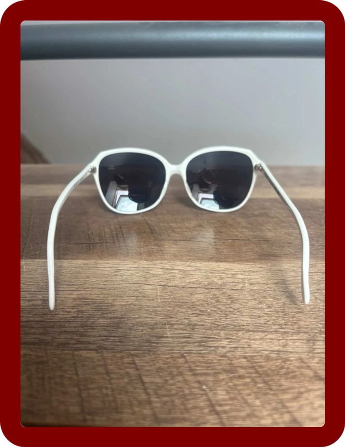 Lunette de soleil Fernand Mottier blanche taille unique - photo numéro 4