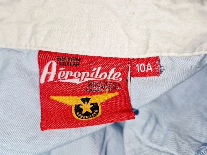 Chemise courte manche - 10 ans - aeropilote - photo numéro 8