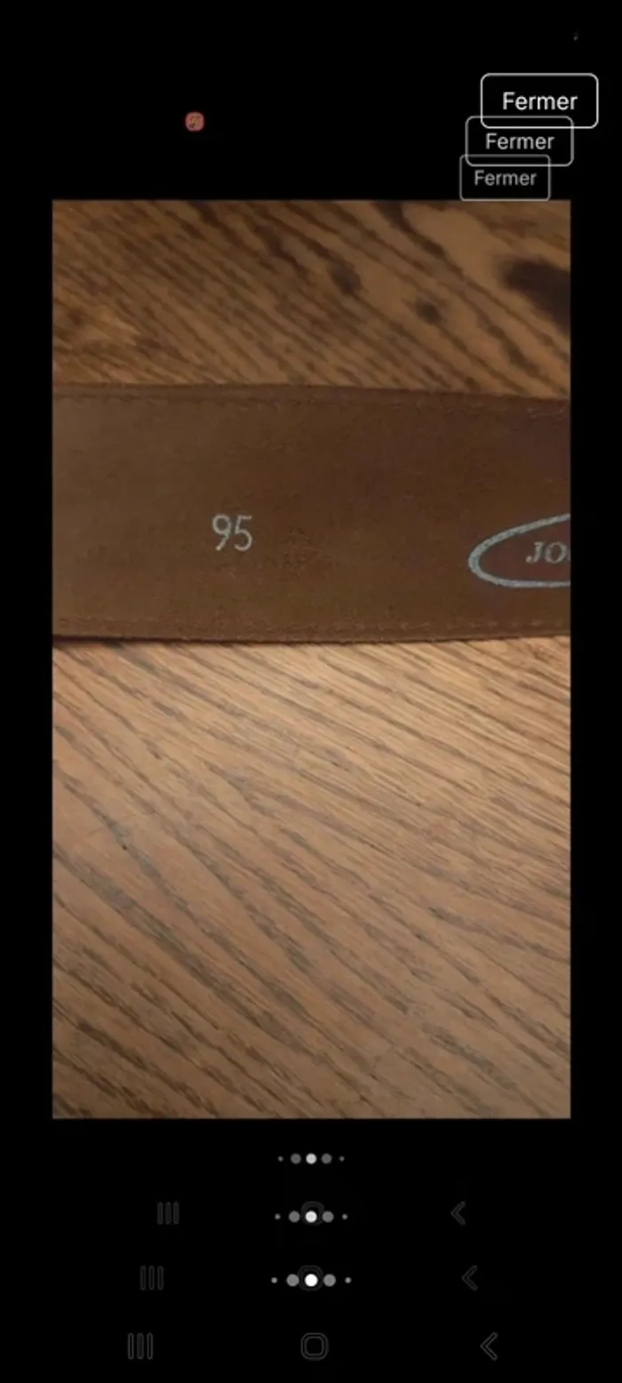 Ceinture Marron Joop.V 95cm cuir Marron - photo numéro 12