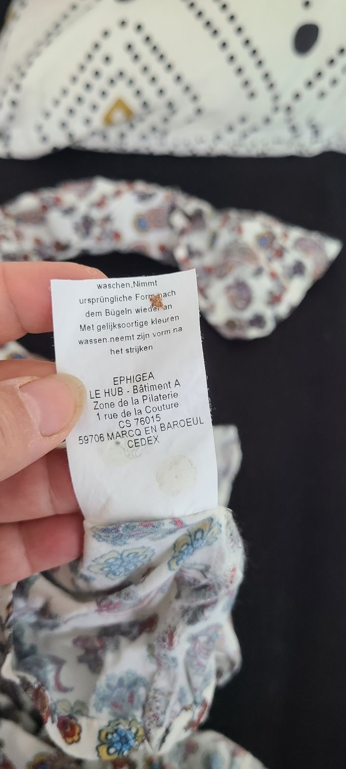 Blouse manche longue motif cachemire de chez grain de malice - photo numéro 2