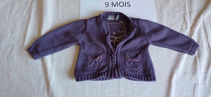 Veste laine 9 mois