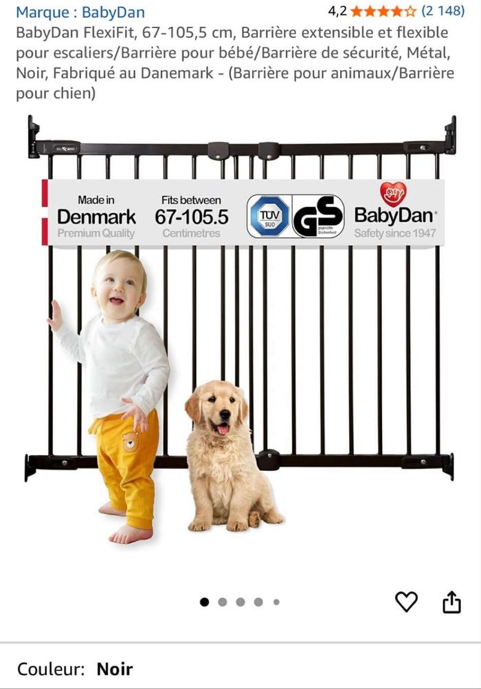 Barrière de sécurité enfant/animal BabyDan