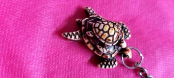 Porte-clés maman tortue et son bébé