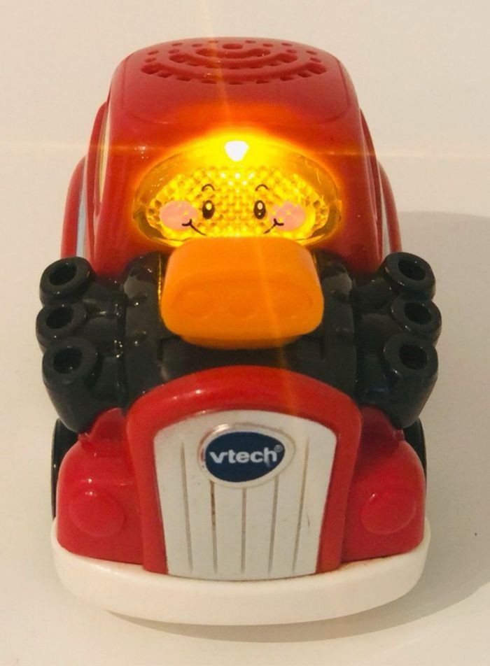 Vtech Tut Tut Bolides Marvin super tuning rouge atelier réparations voiture de course interactive copains animo super circuit maxi garage pompier gare police avion moto train hélico rare lot SOP77 - photo numéro 4