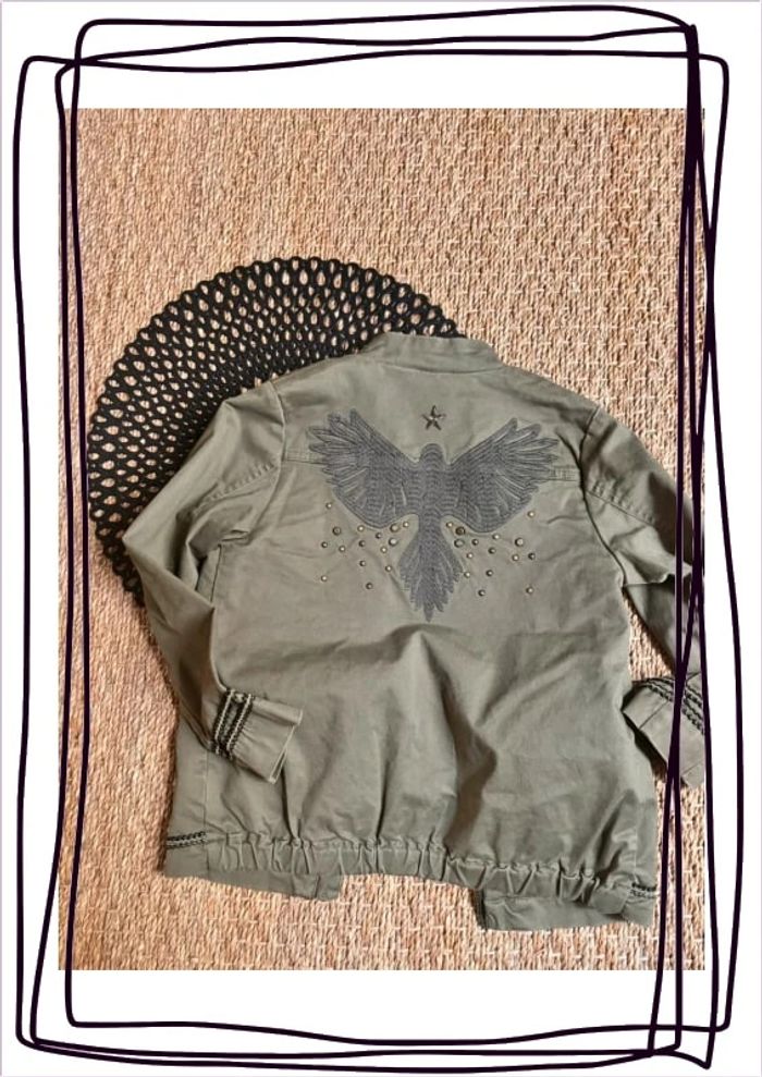 Veste mil longue saharienne ikks - photo numéro 2