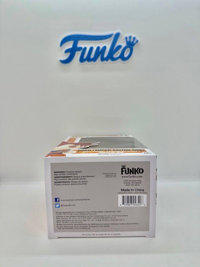 Funko Pop Dragon Ball Goku Super Saiyan God 24 - photo numéro 7