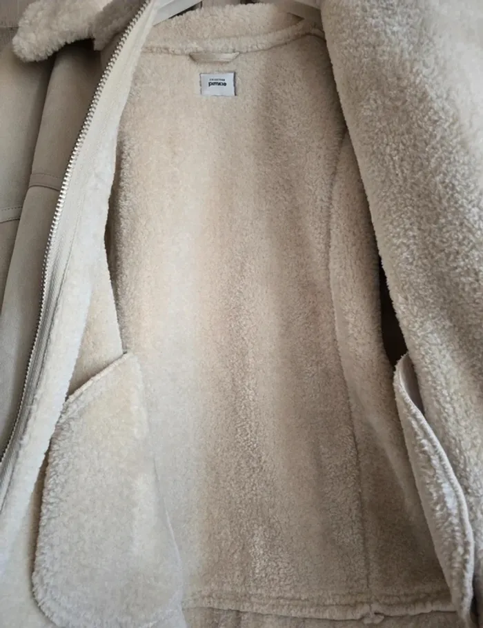 Manteau fouroure sherpa perfecto pimkie taille 42 XL - photo numéro 7