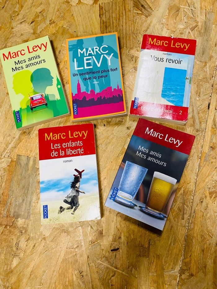 Lot 5 livres Marc Lévy