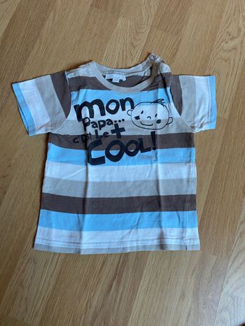 Tee shirt manches courtes 12 mois