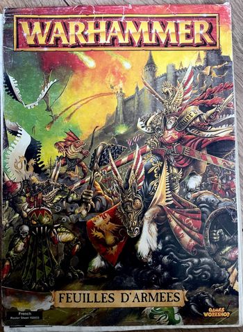 Feuilles d'armees pour warhammer battle 4 eme edition