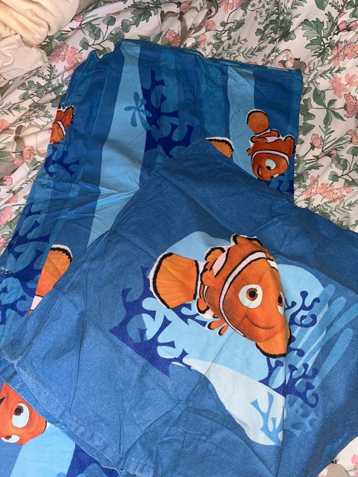 Lot drap housse + oreiller Nemo