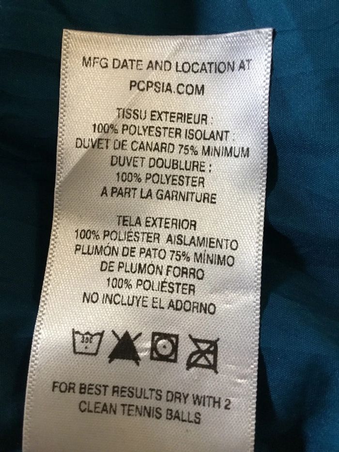 Doudoune à capuche pour enfant Patagonia bleu marine taille 2T (18/24 mois) 163 - photo numéro 14
