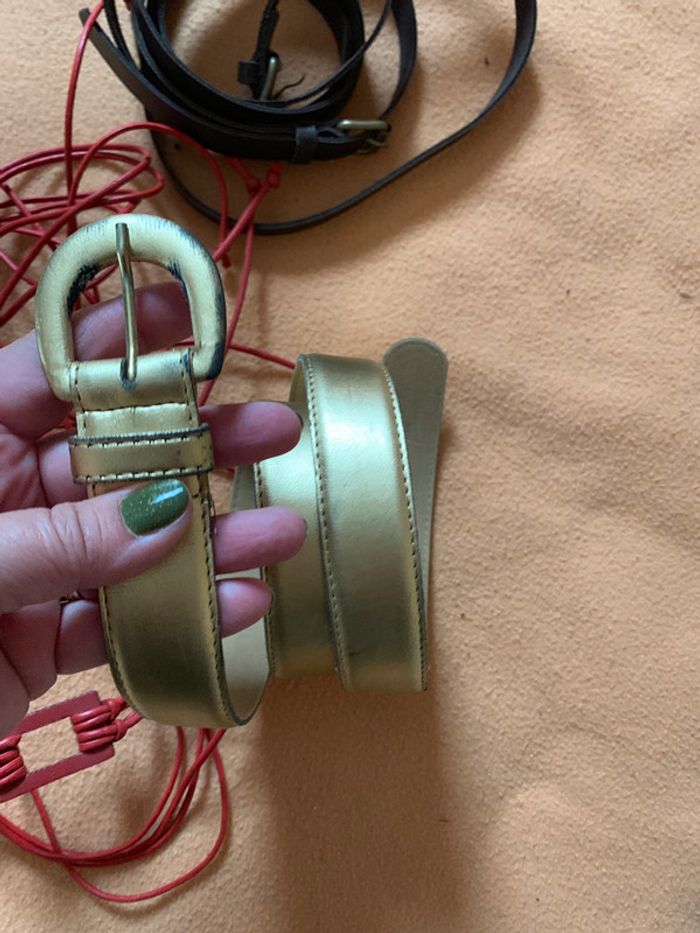 lot de 3 ceintures vintage - photo numéro 3