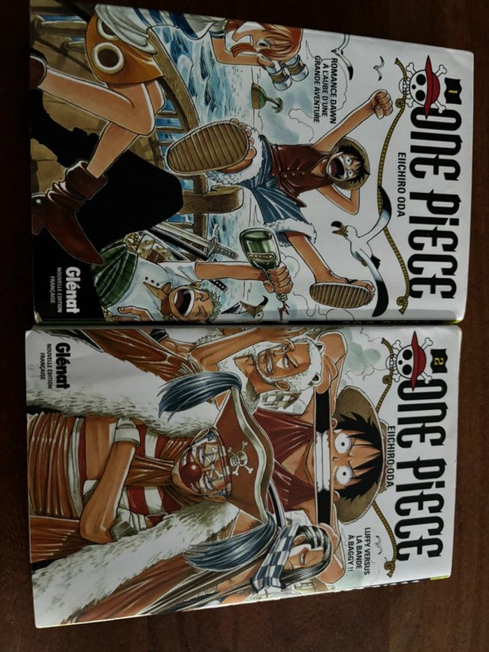 Lot manga one pièce tome 1 et 2