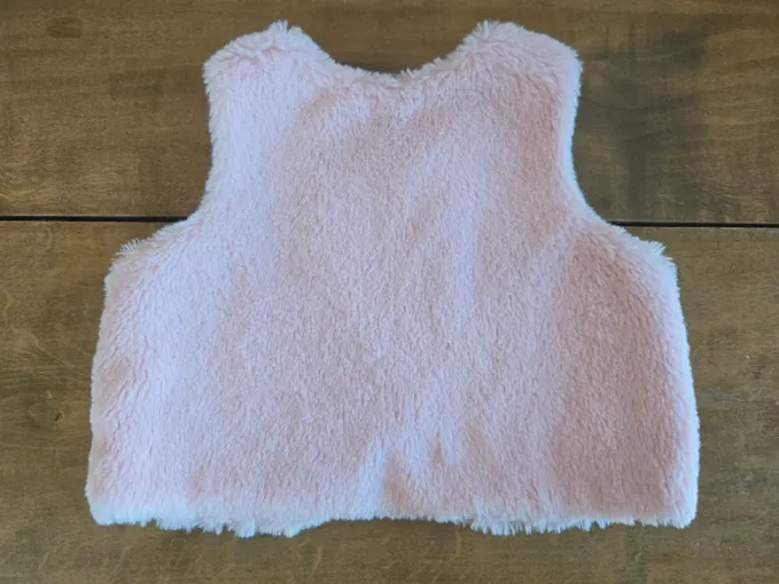 Veste fausse fourrure sans manches Minihaha fille 6-9 mois - photo numéro 2