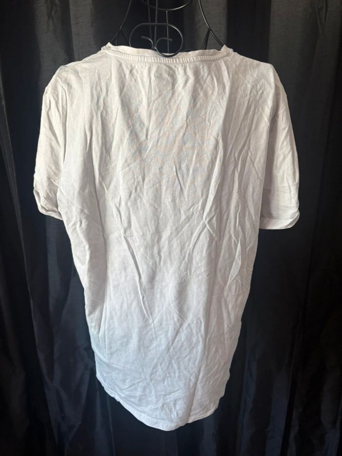 T-shirt blanc Kiabi – Taille XL – Coton bio - photo numéro 2