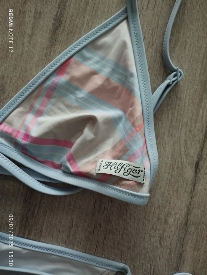 Maillot de bain 2 pièces Tommy Hilfiger taille m - photo numéro 5