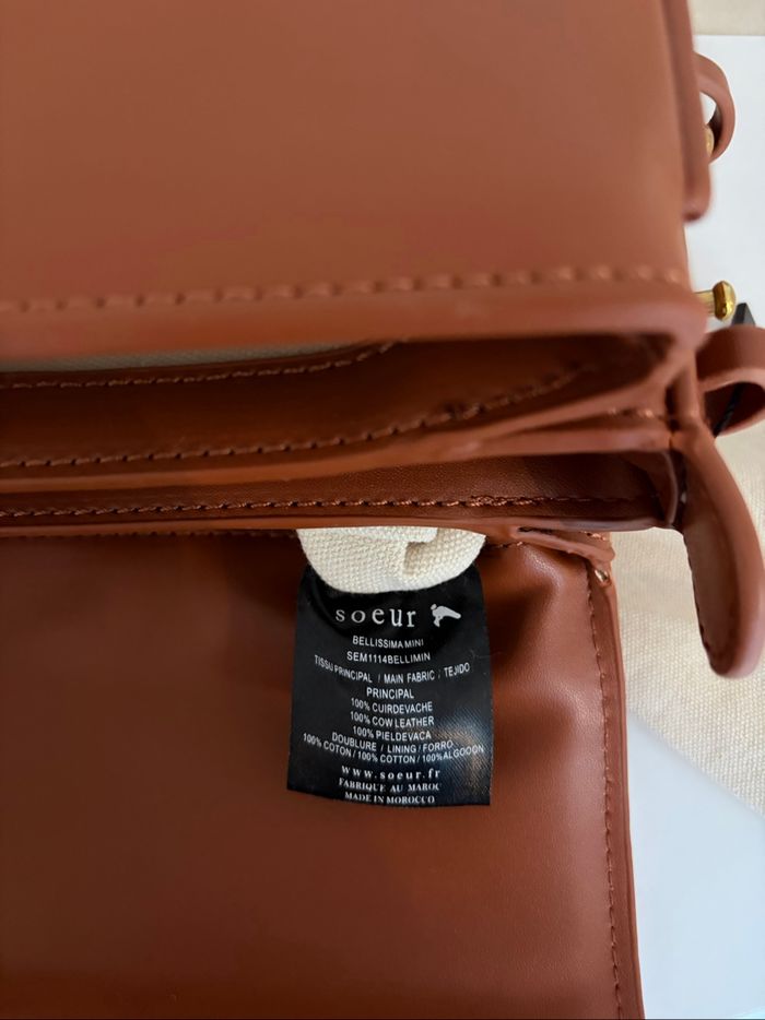 Sac. Soeur Bellisina en cuir Neuf avec étiquette - photo numéro 10