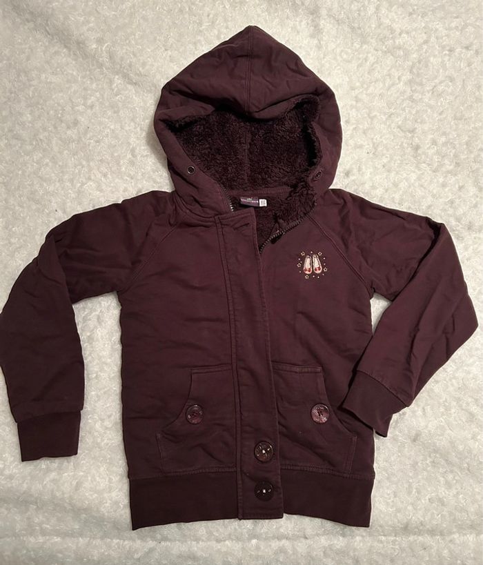 Gilet intérieur en pilou bordeau 8 ans Sergent Major