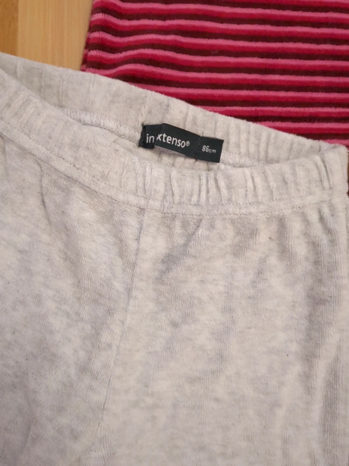 Lot pyjamas velours - photo numéro 4