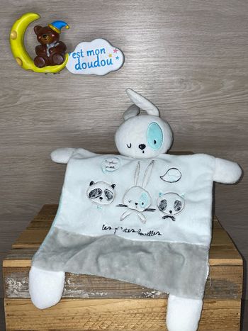 MD140 doudou lapin 🐰 mots d’enfants