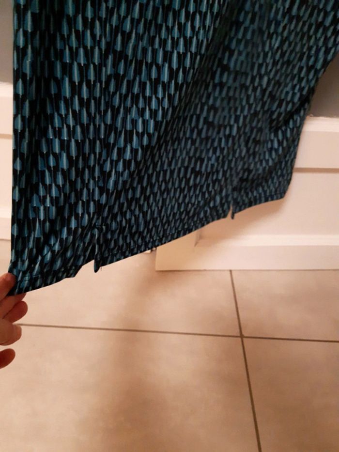 Haut fluide tons bleus M - photo numéro 4