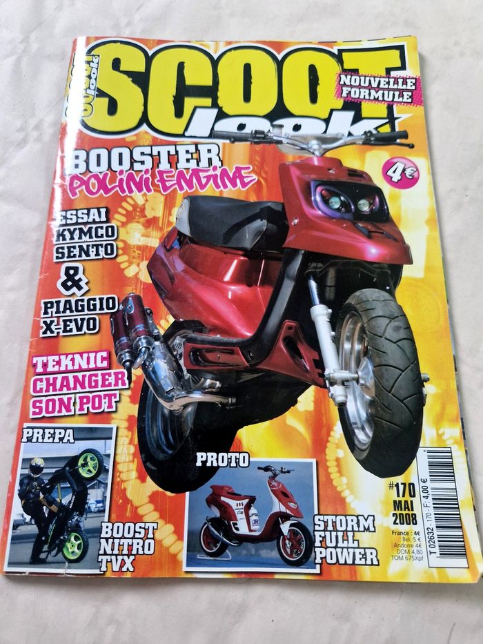 Magazine  , revue  , Scoot look , numéro 170 , de mai 2008 - photo numéro 2