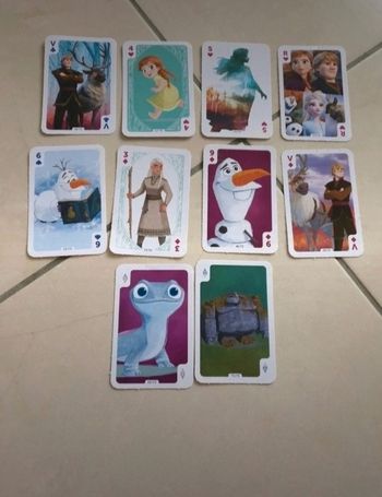 8 cartes de la reine des Neiges