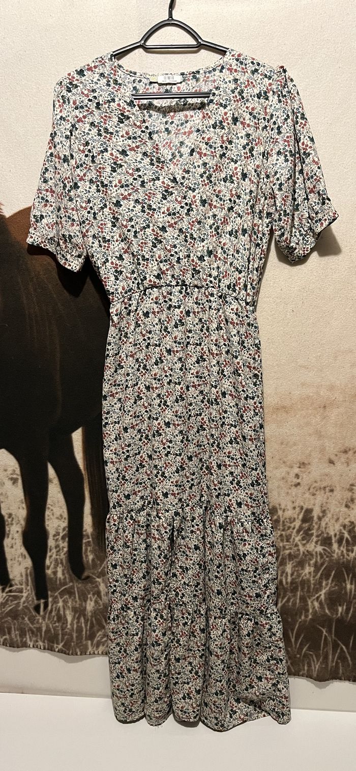 Robe longue manches courtes ( XS - 34)