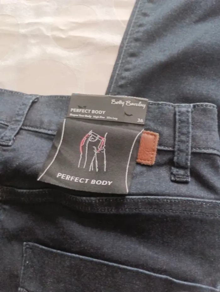 Pantalon jeans femme Betty Barclay taille 36 coupe perfect body neuf - photo numéro 8