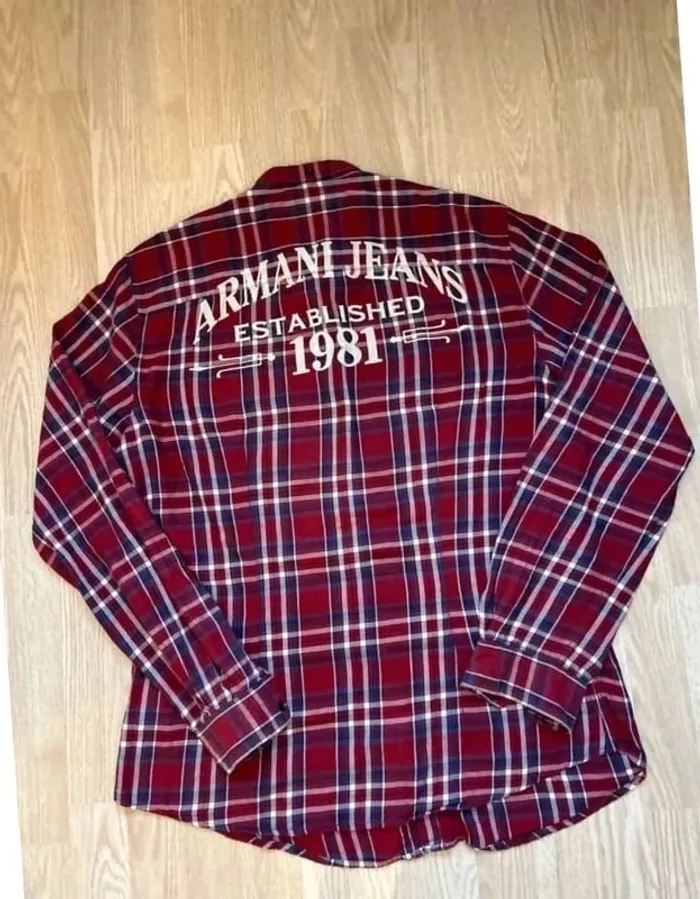 Chemise homme à carreaux Armani taille XL - photo numéro 4