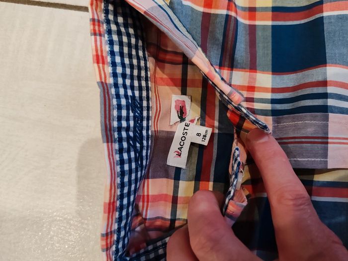 Chemise Lacoste 8 ans - photo numéro 6